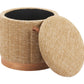 Fije Storage Ottoman in Oat Yellow