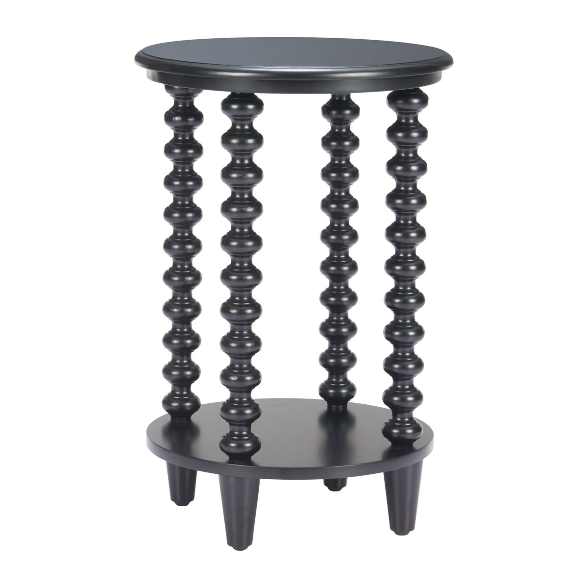 Gocce Black Side Table