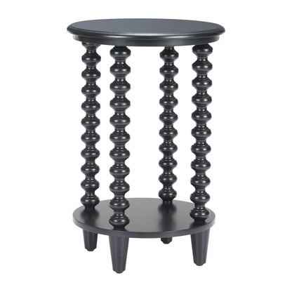 Gocce Black Side Table