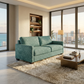 Damon American-Made Sofa – 92" Custom-Fabric Sofa - Hepburn Emerald - Fabric (1)