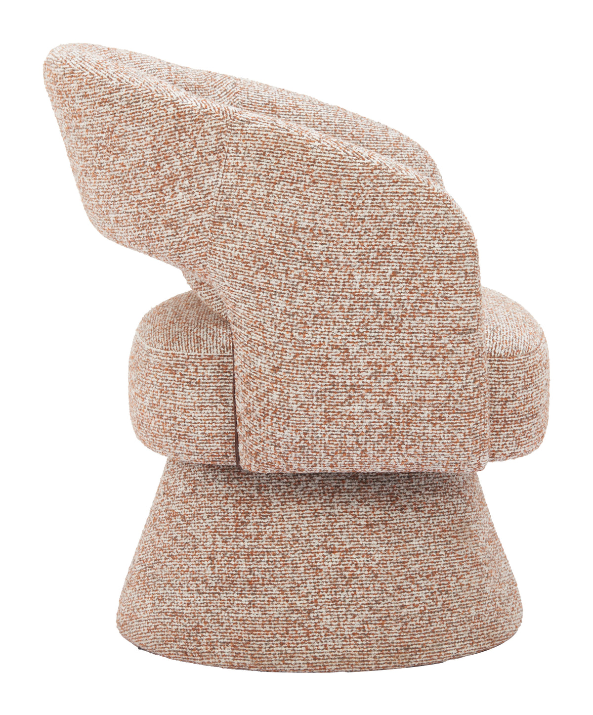Liva Frosty Brown Swivel Chair