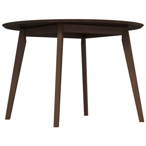 Lara MCM Solid Walnut Round Dining Table 43" – Modern Wood Dining Table showcasing clean lines and solid walnut design.
