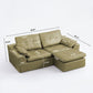 Delano Faux Leather Sectional Sofa