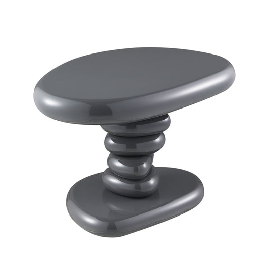 Charlene Gray High Gloss End Table 22"W