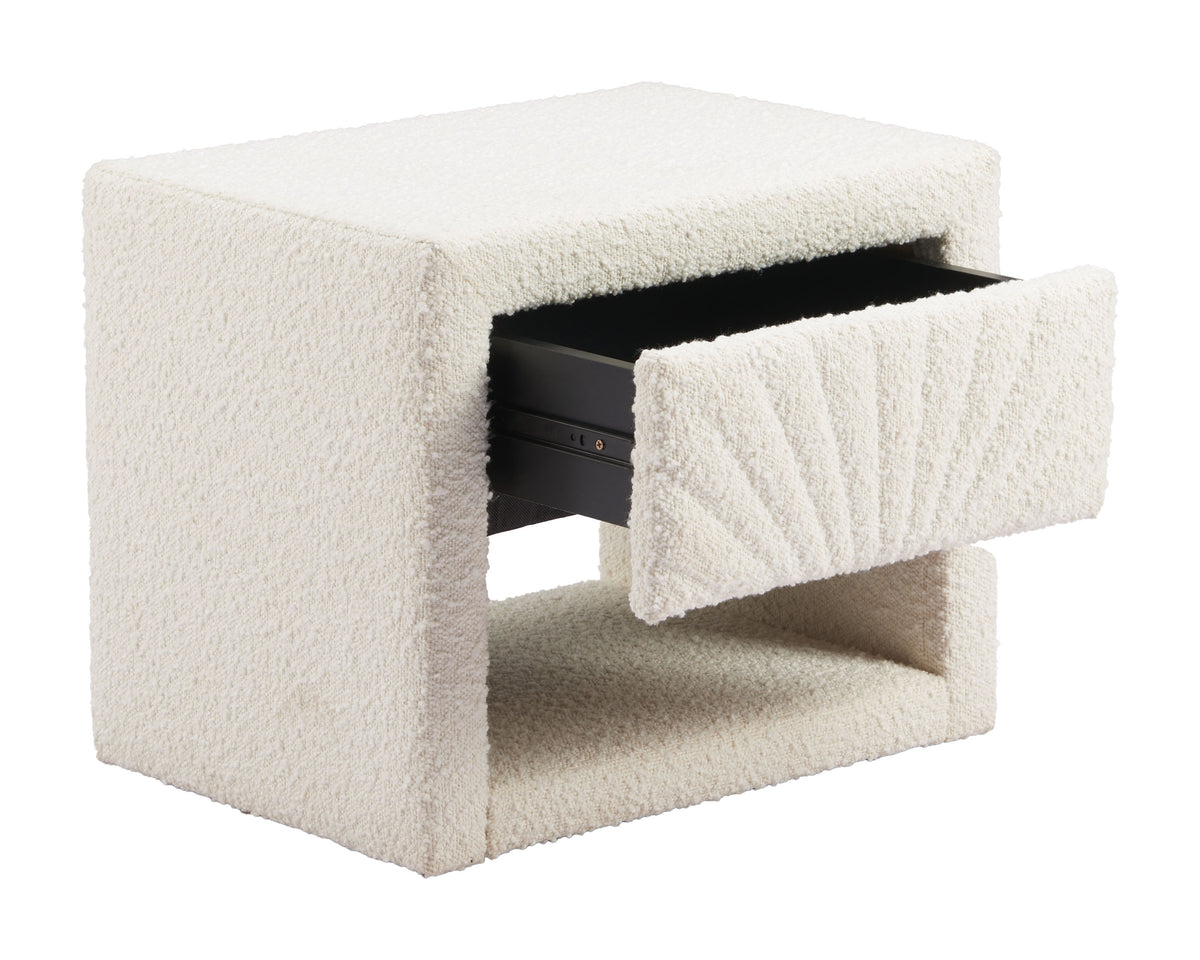 Baris Ivory Nightstand