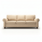 Augusta Sofa – Made in USA, Custom Fabric Options, 83" Classic Design - Redondo Oyster - Fabric (7)
