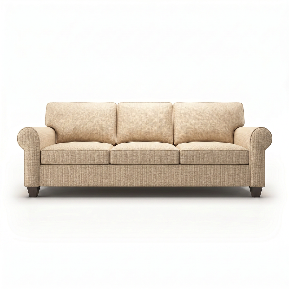 Augusta Sofa – Made in USA, Custom Fabric Options, 83" Classic Design - Redondo Oyster - Fabric (7)