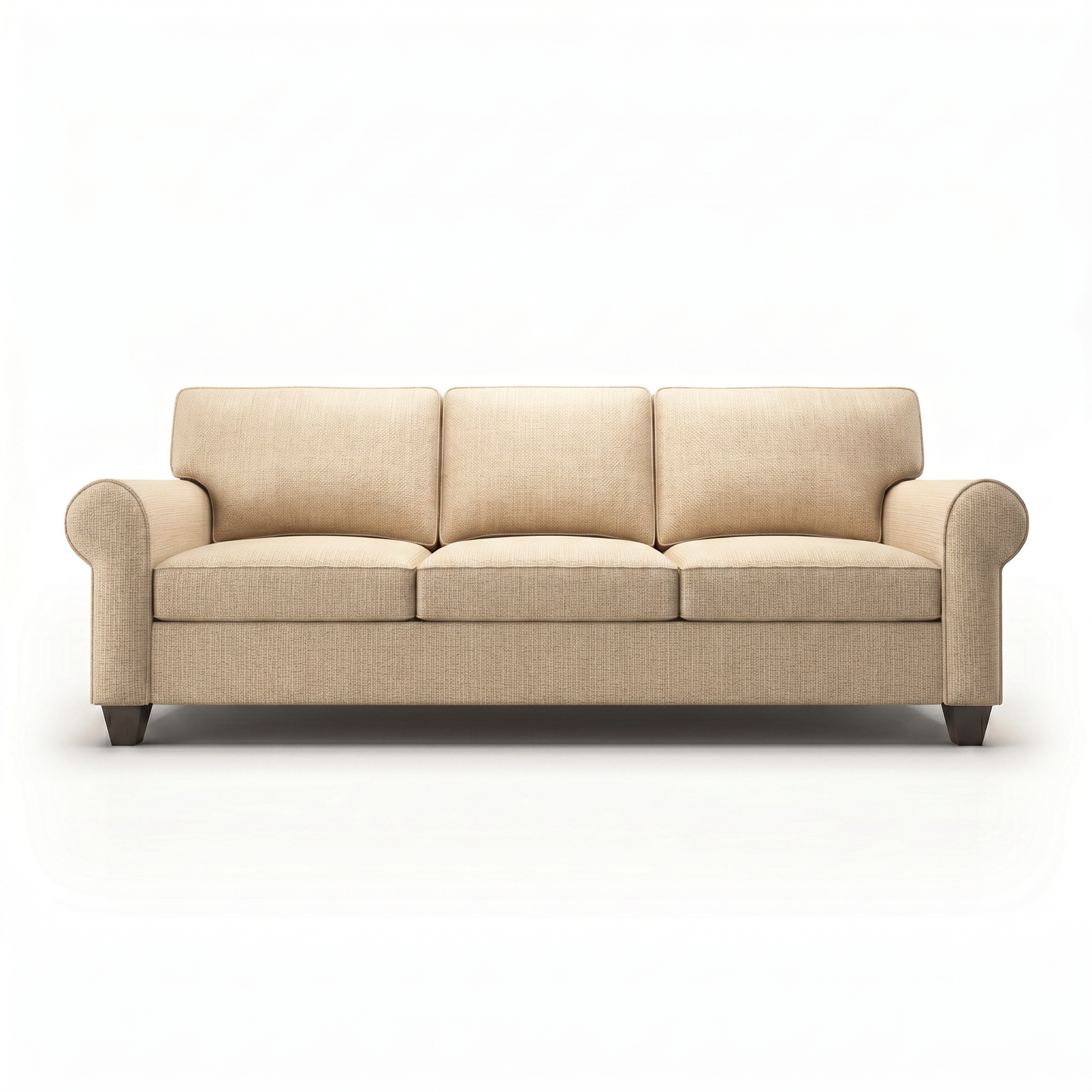 Augusta Sofa – Made in USA, Custom Fabric Options, 83" Classic Design - Redondo Oyster - Fabric (7)