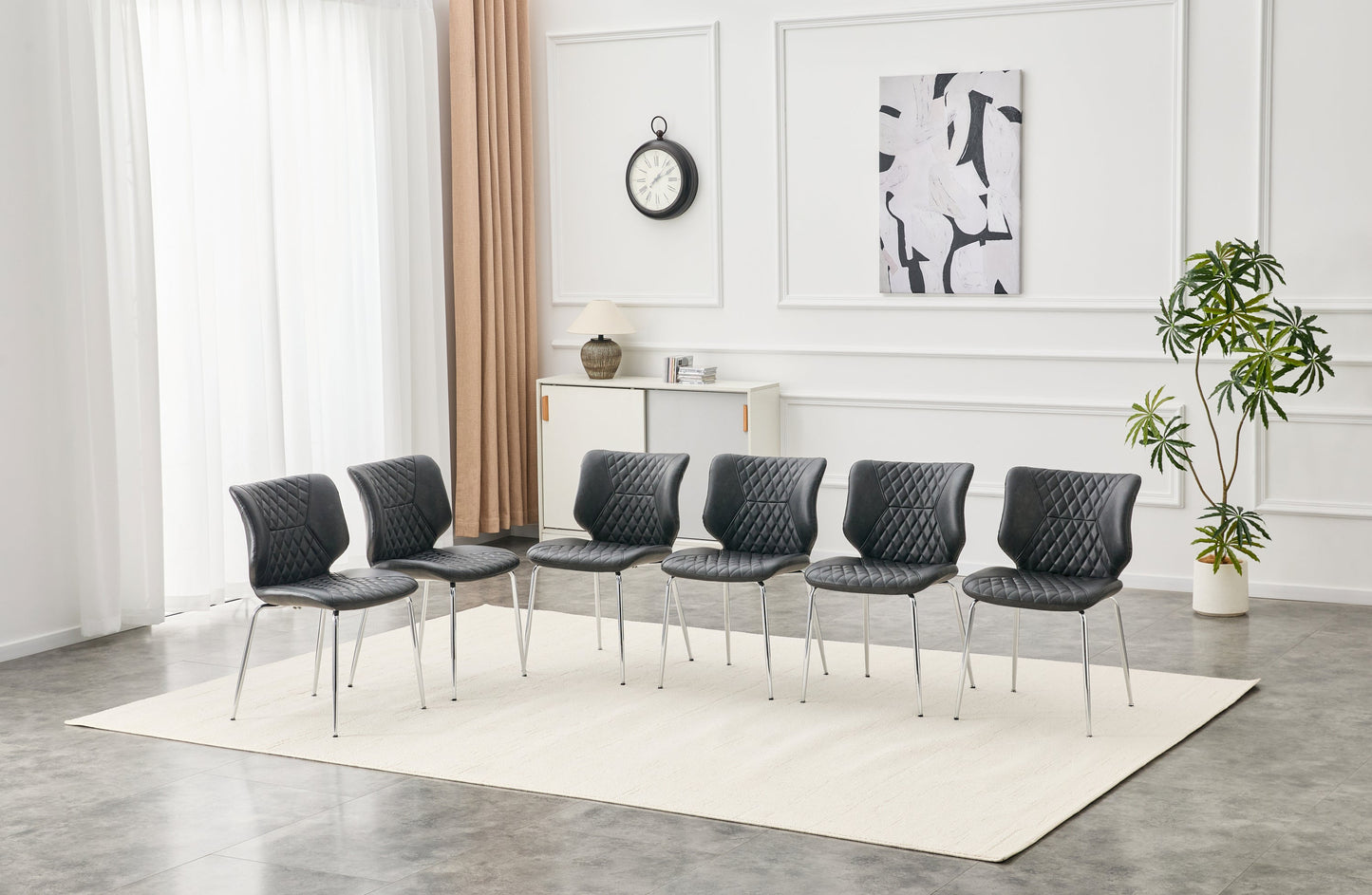 Cedric Dark Gray Set of 4