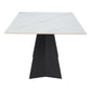Inky White Dining Table
