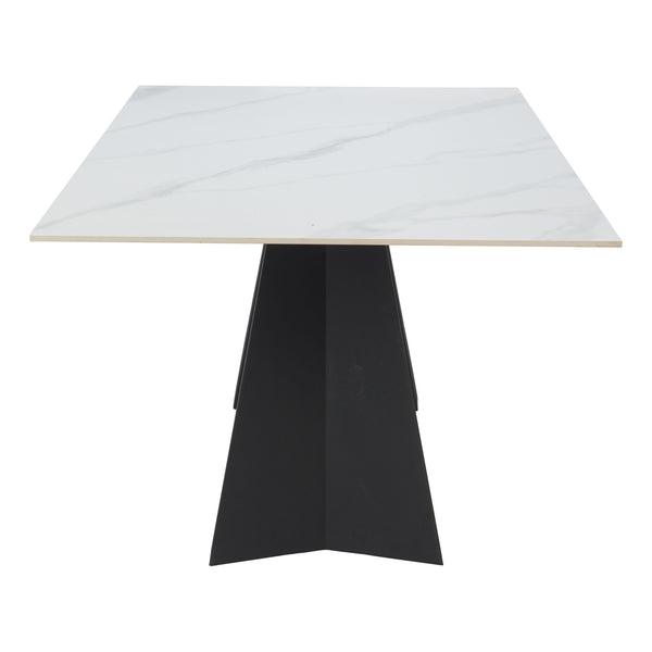 Inky White Dining Table