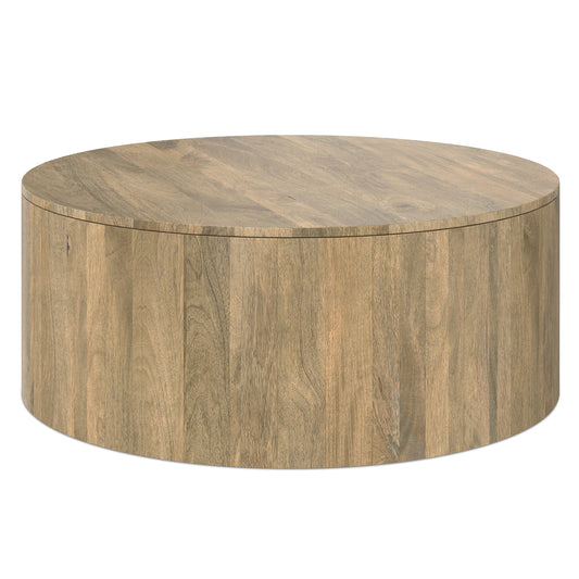 Millbury Mango Wood Coffee Table in Brown