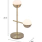 Waterloo White & Bronze Table Lamp