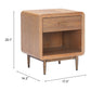 Vidaz Brown Side Table