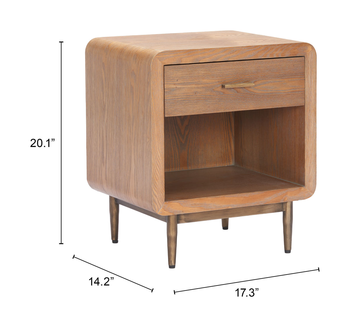 Vidaz Brown Side Table