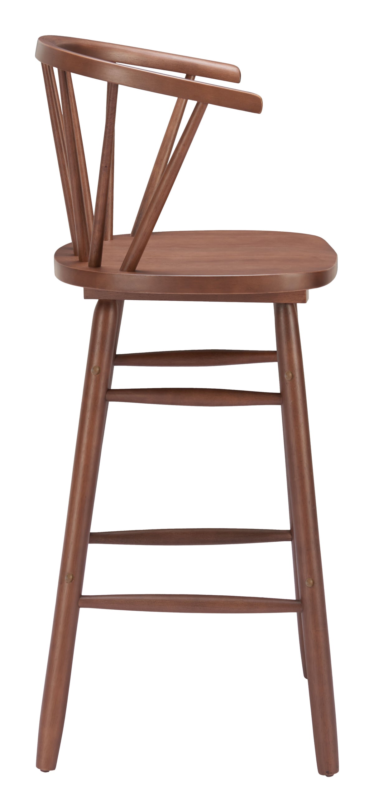 Stenger Barstool (Set of 2) in Walnut