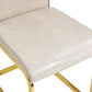 Kinsey Beige, Gold Legs, Set of 4