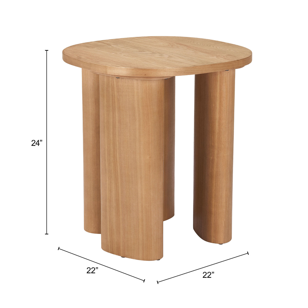 Benen Natural Side Table