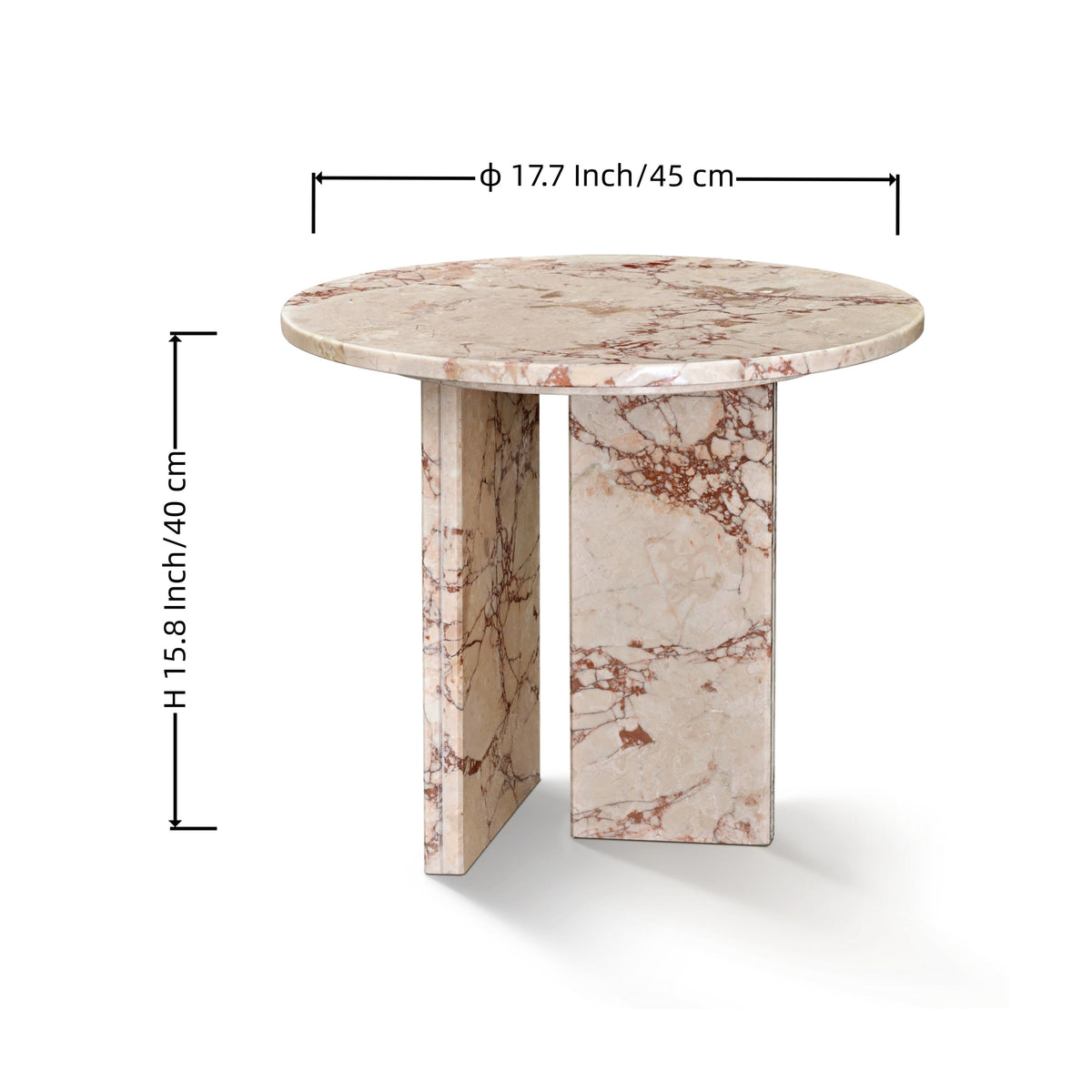 Vesna Marble Round Coffee Table