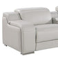 169" Italian Leather Power Reclining Sofa with USB Charging | Oversized Luxury Recliner