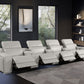 169" Italian Leather Power Reclining Sofa with USB Charging | Oversized Luxury Recliner
