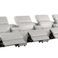 169" Italian Leather Power Reclining Sofa with USB Charging | Oversized Luxury Recliner