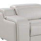 169" Italian Leather Power Reclining Sofa with USB Charging | Oversized Luxury Recliner