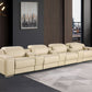 169" Italian Leather Power Reclining Sofa with USB Charging | Oversized Luxury Recliner