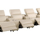 169" Italian Leather Power Reclining Sofa with USB Charging | Oversized Luxury Recliner