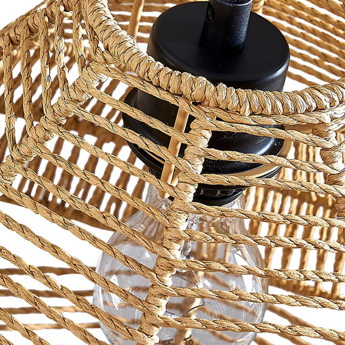 Ferris Rattan Arc Floor Lamp