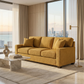 Clifford 2-Arm Sofa – Handcrafted in the USA, Custom Fabric Options - Yellow Hepburn Chai Tea - Fabric On Demand (13)