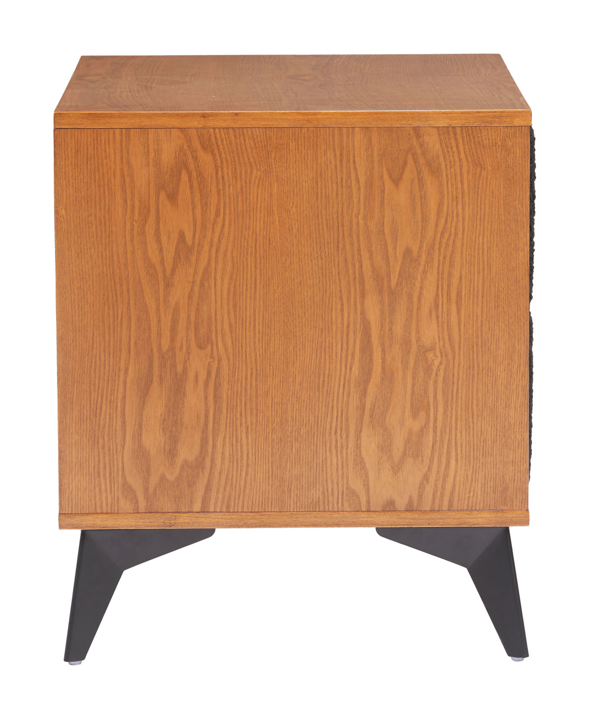 Zarif Black & Walnut Nightstand