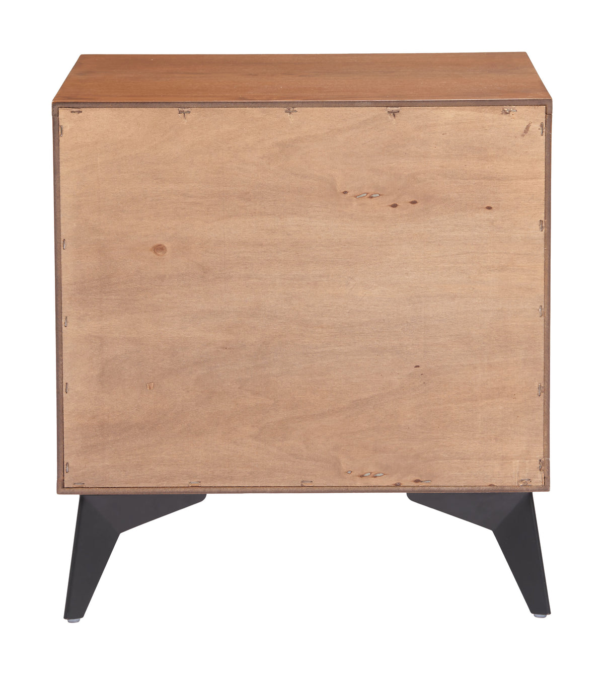 Zarif Black & Walnut Nightstand