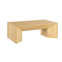 Harold Natural Synthetic Wood Coffee Table