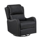 Alaric Leather Glider Recliner