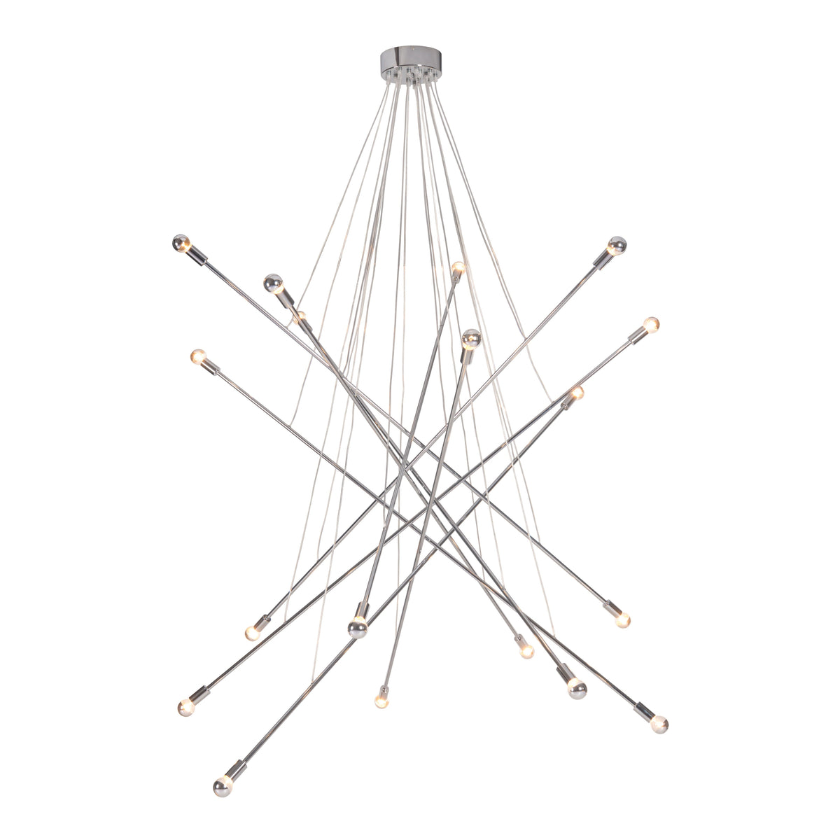 Belief Chrome Ceiling Lamp