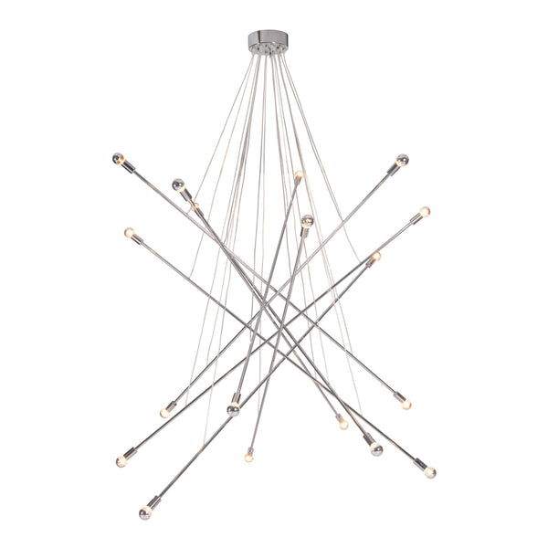Belief Chrome Ceiling Lamp