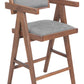 Delhi Gray & Walnut Counter Stool (Set of 2)