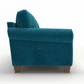 Augusta Sofa – Made in USA, Custom Fabric Options, 83" Classic Design - Velvet Antique Peacock - Velvet (9)