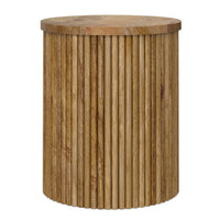 Demy Natural Wood Accent Table – 17.5