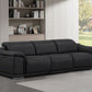 107" Top Grain Leather Power Reclining Sofa with USB Charging | Modern 3-Seat Recliner