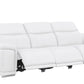 107" Top Grain Leather Power Reclining Sofa with USB Charging | Modern 3-Seat Recliner