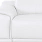 107" Top Grain Leather Power Reclining Sofa with USB Charging | Modern 3-Seat Recliner