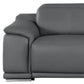 107" Top Grain Leather Power Reclining Sofa with USB Charging | Modern 3-Seat Recliner