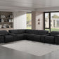 Italian Leather Power Reclining Corner Sectional Sofa
