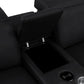 Italian Leather Power Reclining Corner Sectional Sofa