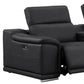 Italian Leather Power Reclining Corner Sectional Sofa