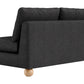 Minze Black Loveseat