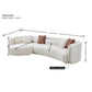 Odile Curved Boucle Sectional