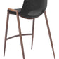 Desi Counter Stool (Set of 2) in Black & Walnut